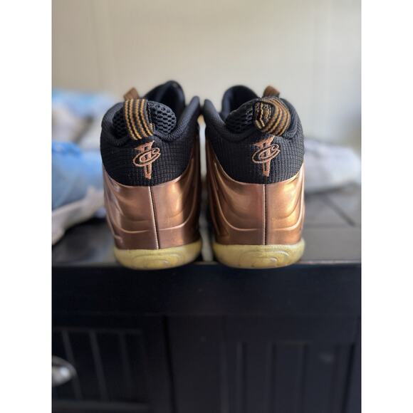 Size 5.5 (GS) - Nike Little Posite One Mid Copper NBS159 - Picture 4 of 5